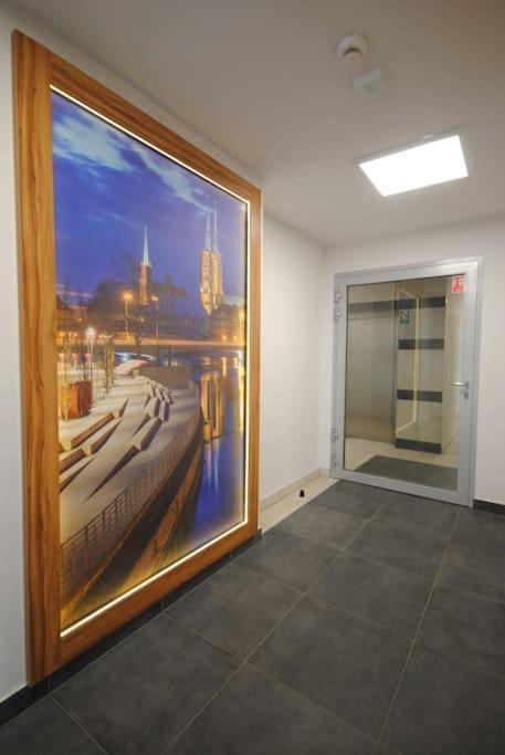 Ferienwohnung Art Marina Nad Rzeka Z Bezplatnym Parkingiem Breslau Exterior foto